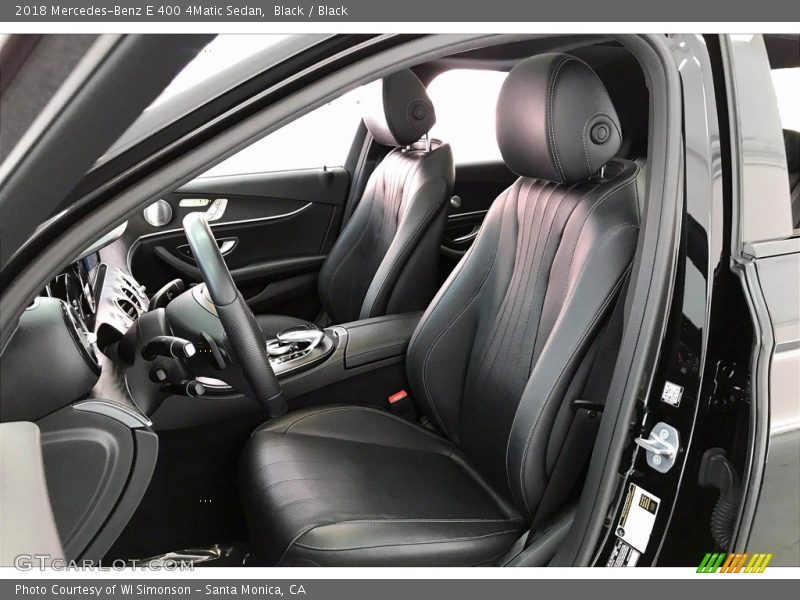 Black / Black 2018 Mercedes-Benz E 400 4Matic Sedan