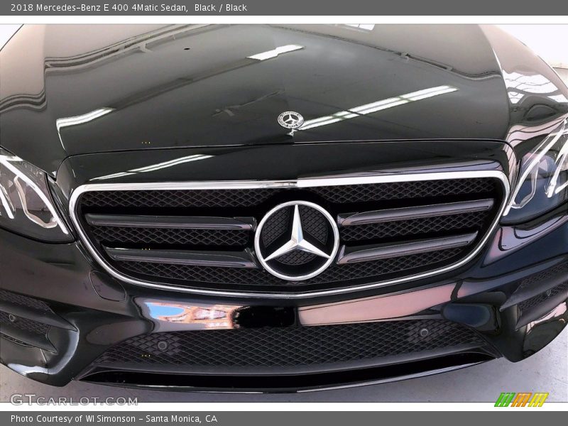 Black / Black 2018 Mercedes-Benz E 400 4Matic Sedan