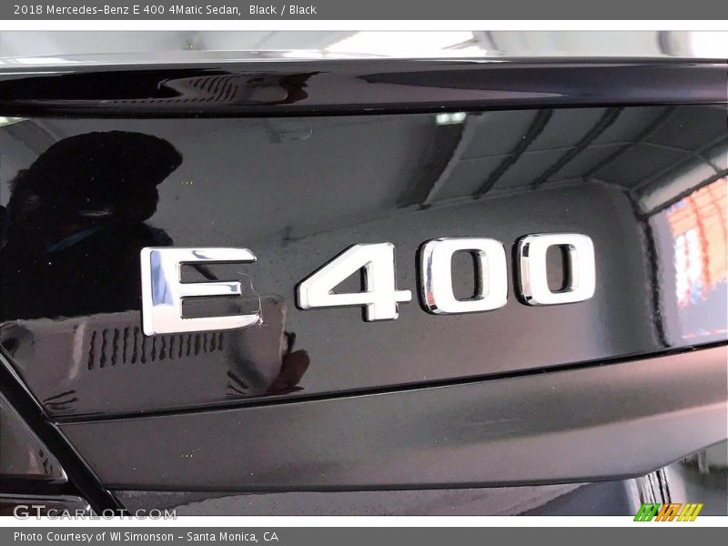 Black / Black 2018 Mercedes-Benz E 400 4Matic Sedan