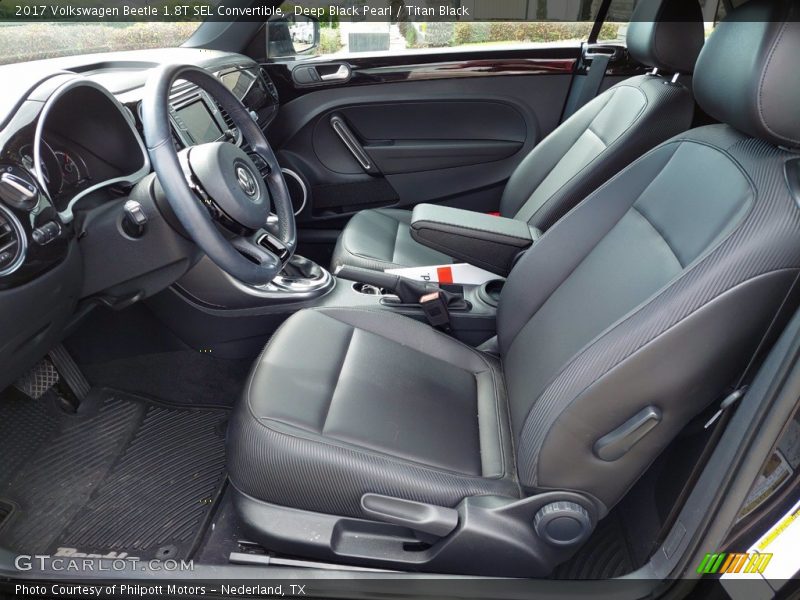 Front Seat of 2017 Beetle 1.8T SEL Convertible