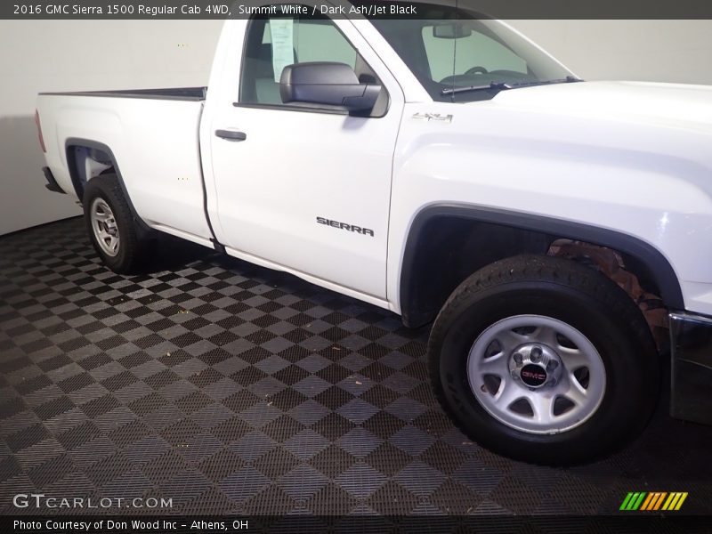 Summit White / Dark Ash/Jet Black 2016 GMC Sierra 1500 Regular Cab 4WD