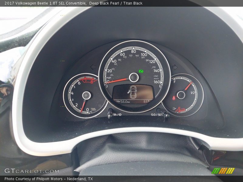  2017 Beetle 1.8T SEL Convertible 1.8T SEL Convertible Gauges