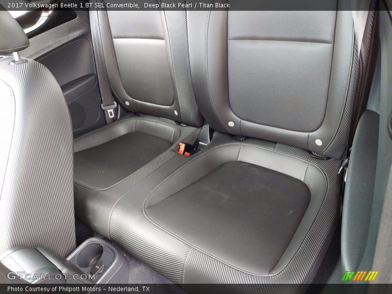 Rear Seat of 2017 Beetle 1.8T SEL Convertible