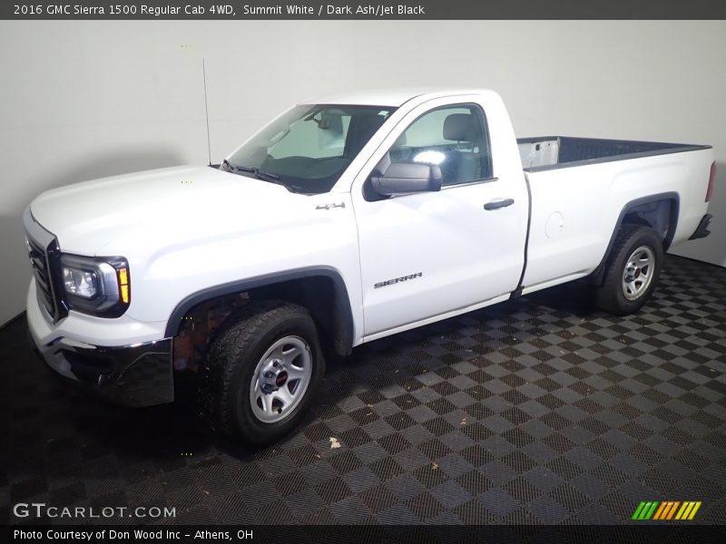 Summit White / Dark Ash/Jet Black 2016 GMC Sierra 1500 Regular Cab 4WD