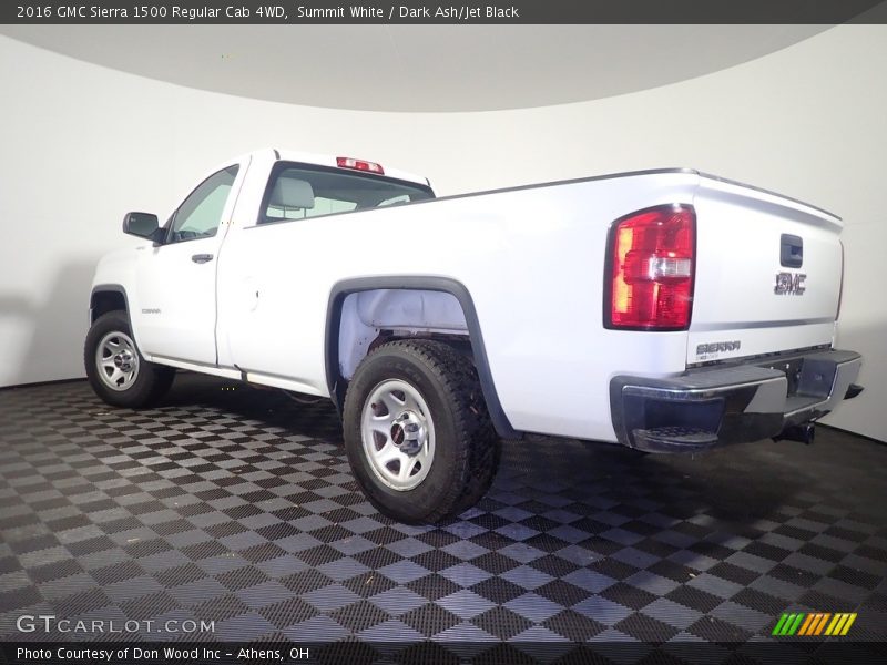 Summit White / Dark Ash/Jet Black 2016 GMC Sierra 1500 Regular Cab 4WD