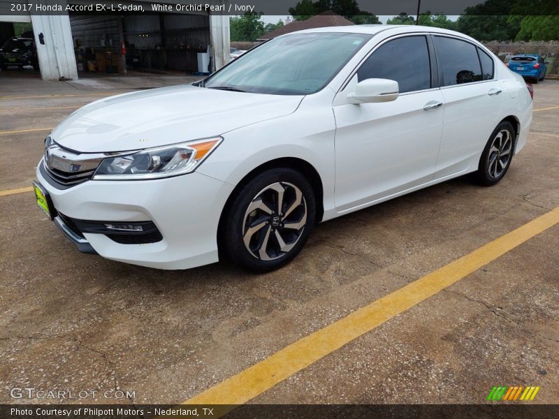White Orchid Pearl / Ivory 2017 Honda Accord EX-L Sedan