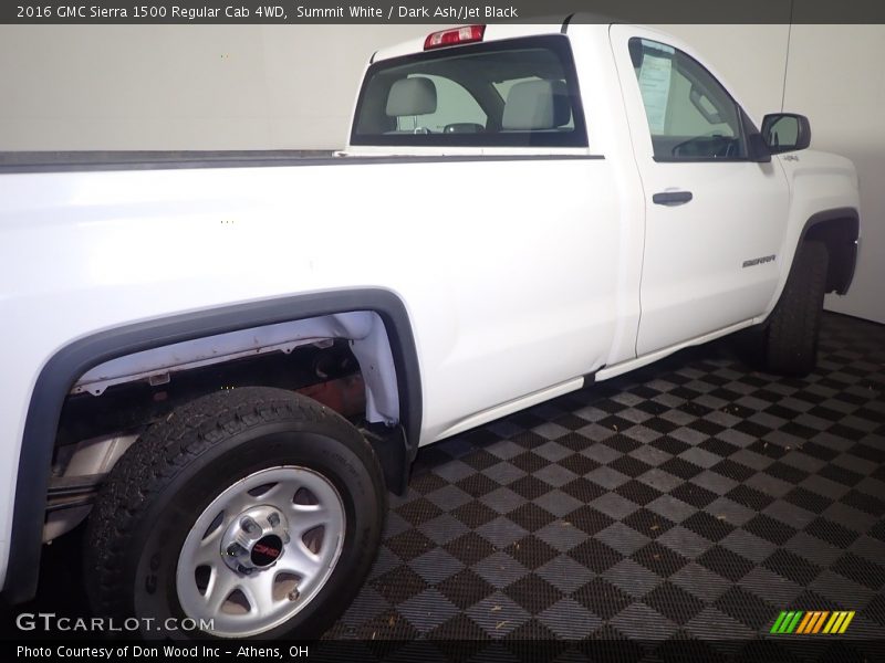 Summit White / Dark Ash/Jet Black 2016 GMC Sierra 1500 Regular Cab 4WD