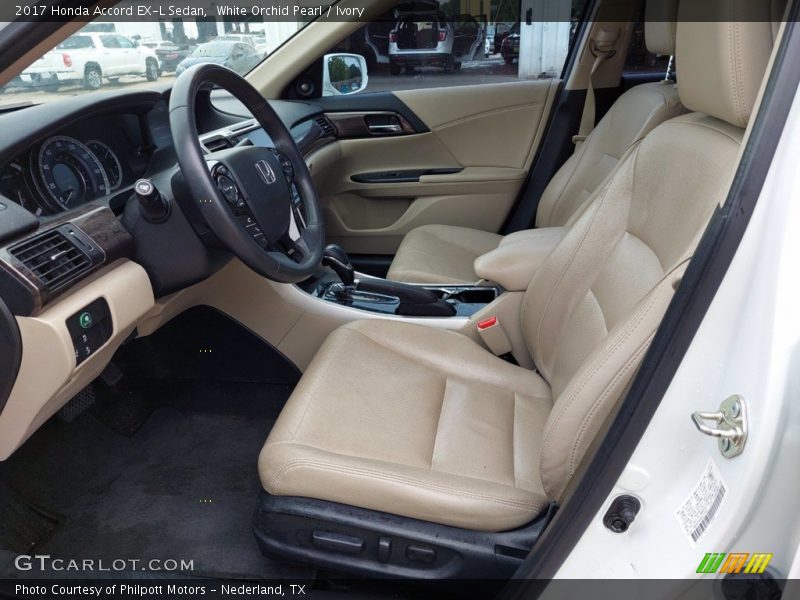 White Orchid Pearl / Ivory 2017 Honda Accord EX-L Sedan