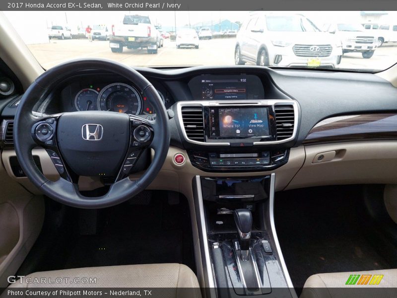 White Orchid Pearl / Ivory 2017 Honda Accord EX-L Sedan