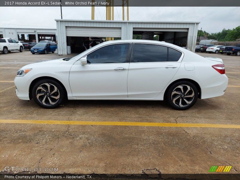 White Orchid Pearl / Ivory 2017 Honda Accord EX-L Sedan