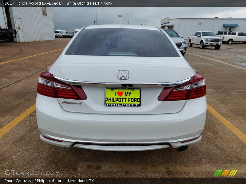 White Orchid Pearl / Ivory 2017 Honda Accord EX-L Sedan