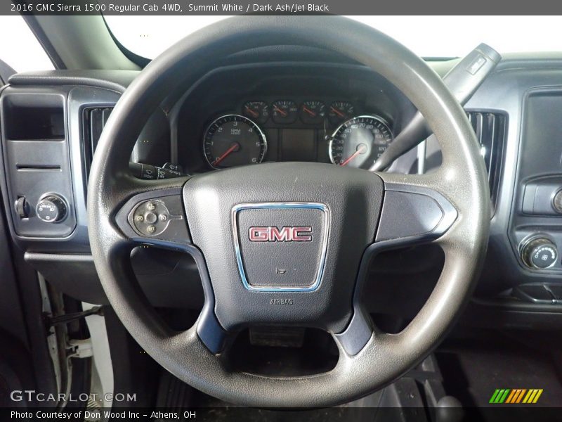 Summit White / Dark Ash/Jet Black 2016 GMC Sierra 1500 Regular Cab 4WD