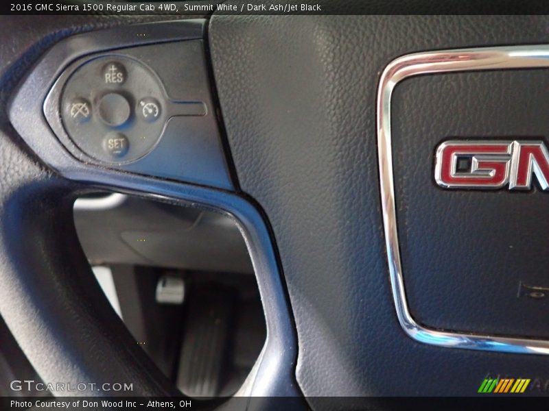 Summit White / Dark Ash/Jet Black 2016 GMC Sierra 1500 Regular Cab 4WD