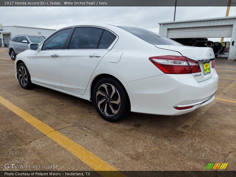 White Orchid Pearl / Ivory 2017 Honda Accord EX-L Sedan