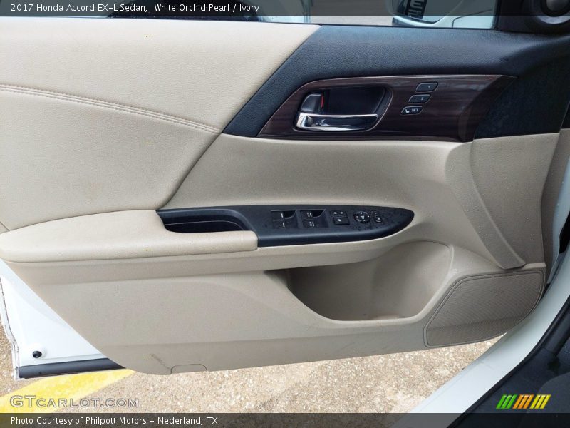 White Orchid Pearl / Ivory 2017 Honda Accord EX-L Sedan