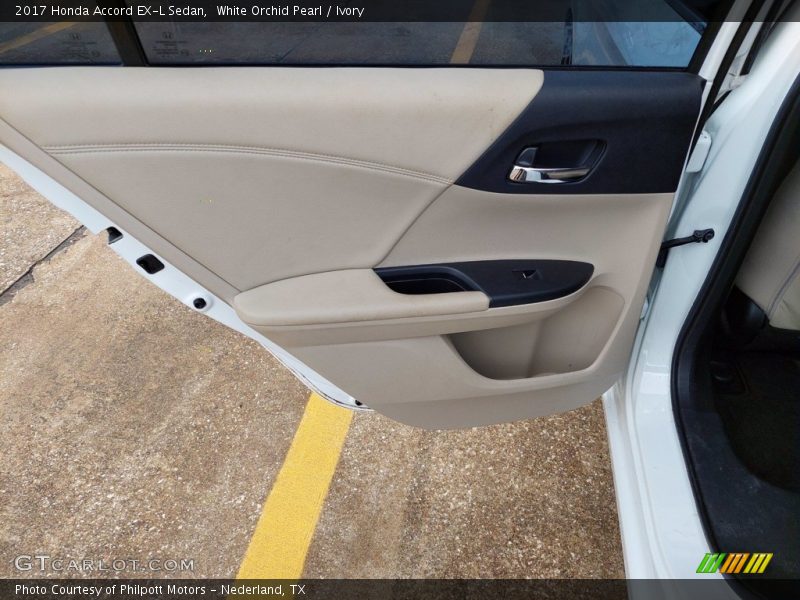 White Orchid Pearl / Ivory 2017 Honda Accord EX-L Sedan