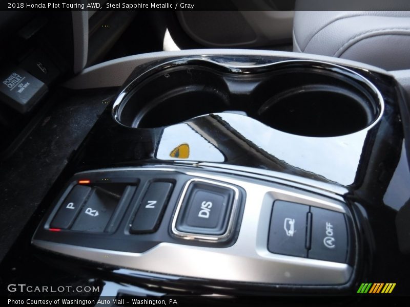 Steel Sapphire Metallic / Gray 2018 Honda Pilot Touring AWD