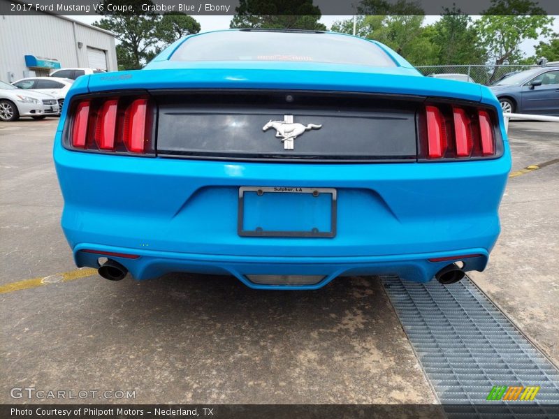 Grabber Blue / Ebony 2017 Ford Mustang V6 Coupe