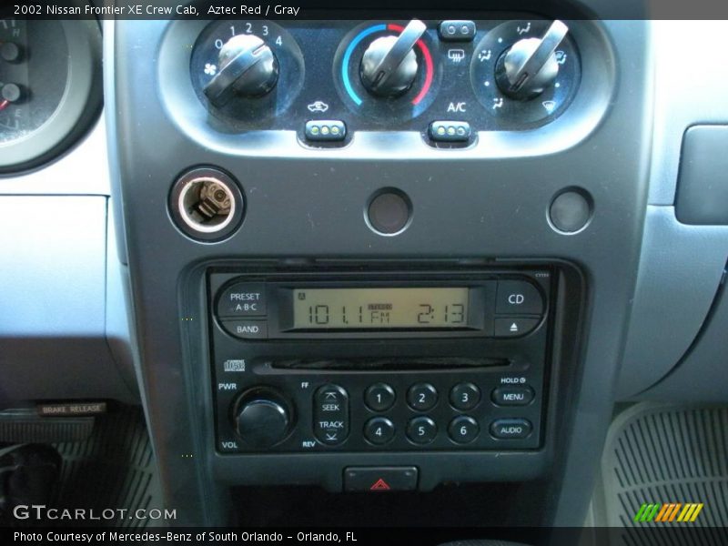 Aztec Red / Gray 2002 Nissan Frontier XE Crew Cab