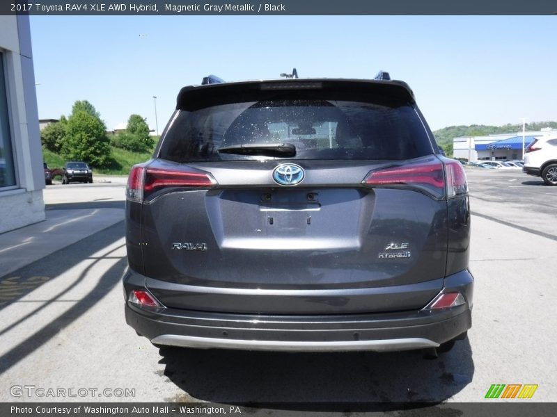 Magnetic Gray Metallic / Black 2017 Toyota RAV4 XLE AWD Hybrid