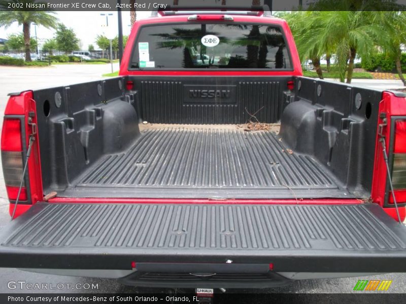 Aztec Red / Gray 2002 Nissan Frontier XE Crew Cab