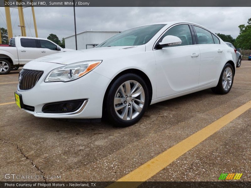 Summit White / Ebony 2014 Buick Regal FWD