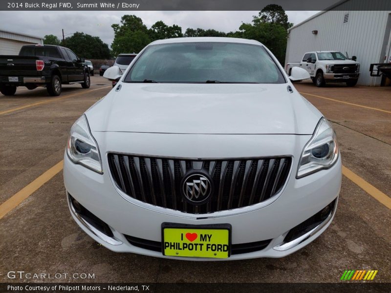 Summit White / Ebony 2014 Buick Regal FWD