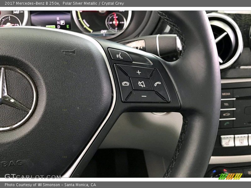 Polar Silver Metallic / Crystal Grey 2017 Mercedes-Benz B 250e