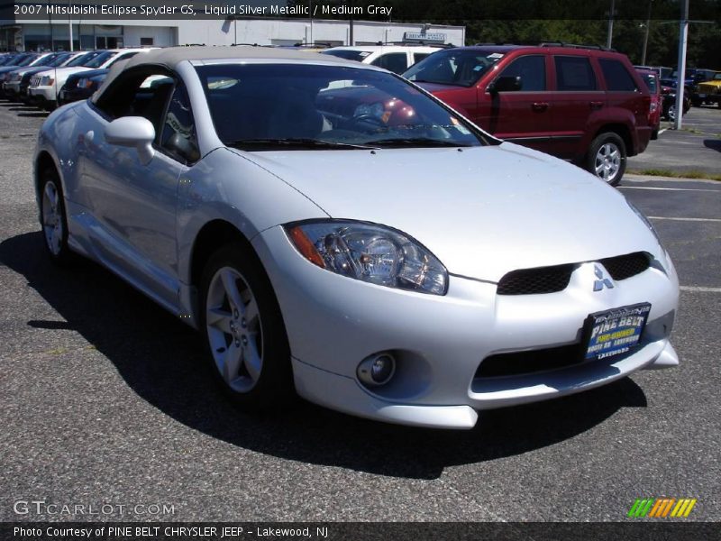 Liquid Silver Metallic / Medium Gray 2007 Mitsubishi Eclipse Spyder GS