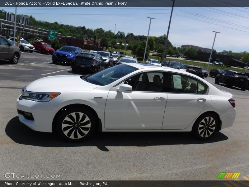 White Orchid Pearl / Ivory 2017 Honda Accord Hybrid EX-L Sedan