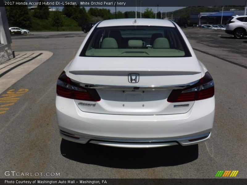 White Orchid Pearl / Ivory 2017 Honda Accord Hybrid EX-L Sedan