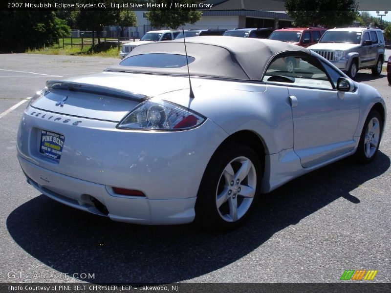 Liquid Silver Metallic / Medium Gray 2007 Mitsubishi Eclipse Spyder GS