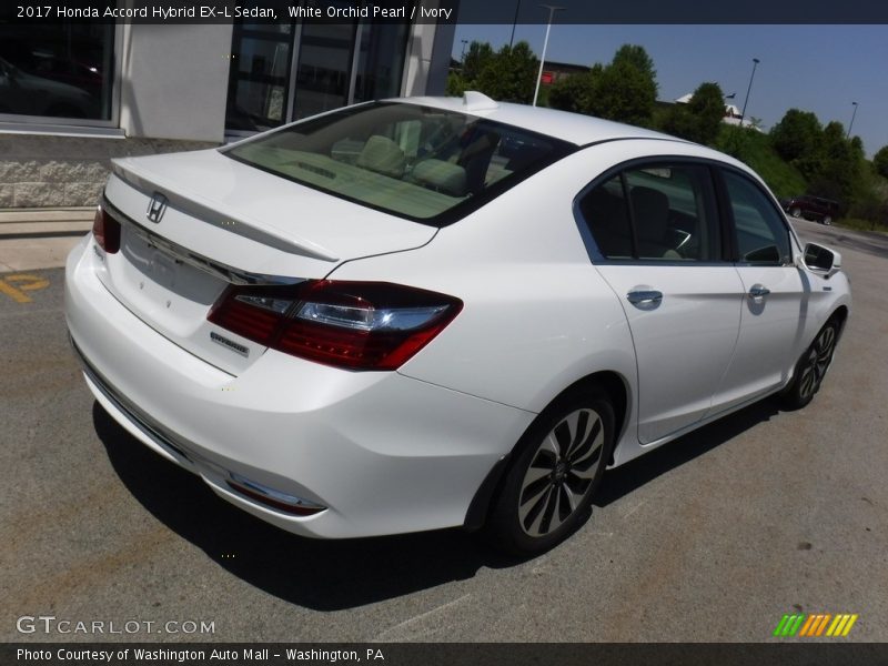 White Orchid Pearl / Ivory 2017 Honda Accord Hybrid EX-L Sedan