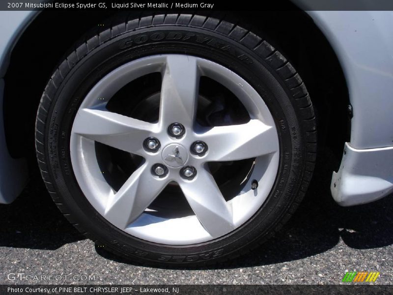 Liquid Silver Metallic / Medium Gray 2007 Mitsubishi Eclipse Spyder GS