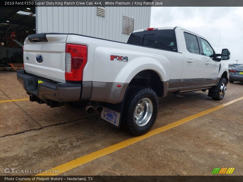 White Platinum / King Ranch Java 2019 Ford F350 Super Duty King Ranch Crew Cab 4x4