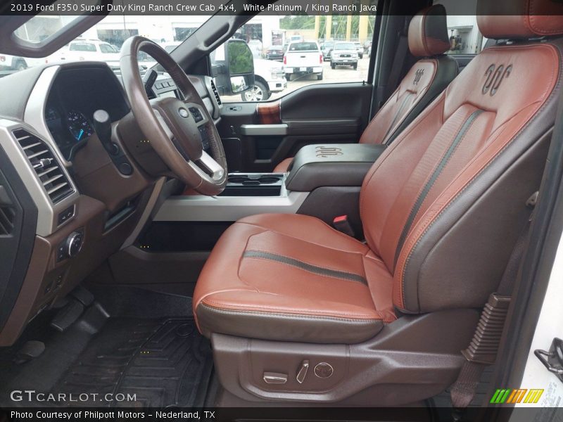  2019 F350 Super Duty King Ranch Crew Cab 4x4 King Ranch Java Interior