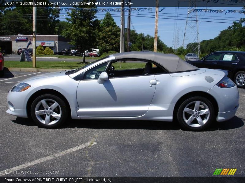 Liquid Silver Metallic / Medium Gray 2007 Mitsubishi Eclipse Spyder GS
