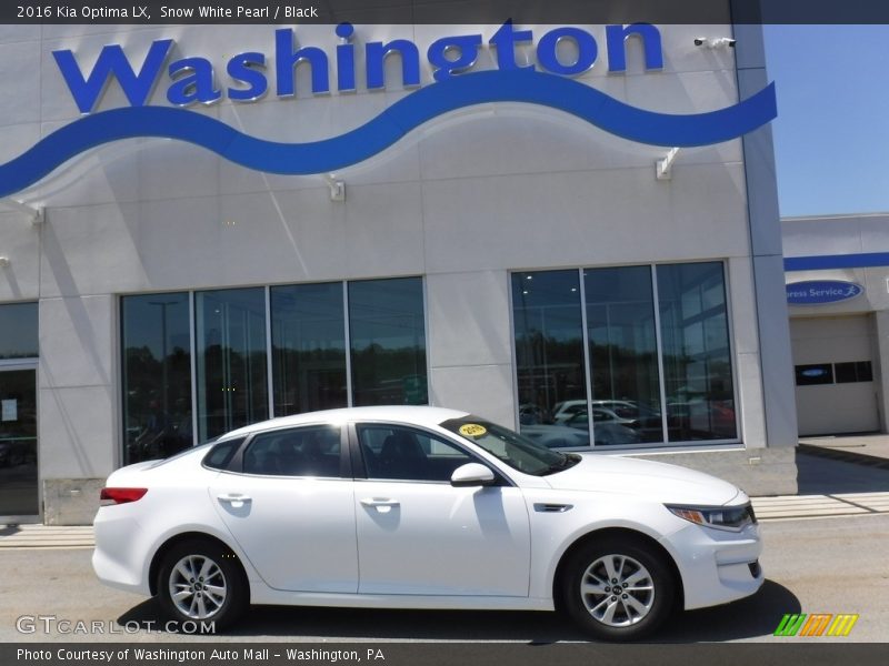 Snow White Pearl / Black 2016 Kia Optima LX
