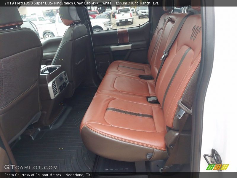 Rear Seat of 2019 F350 Super Duty King Ranch Crew Cab 4x4