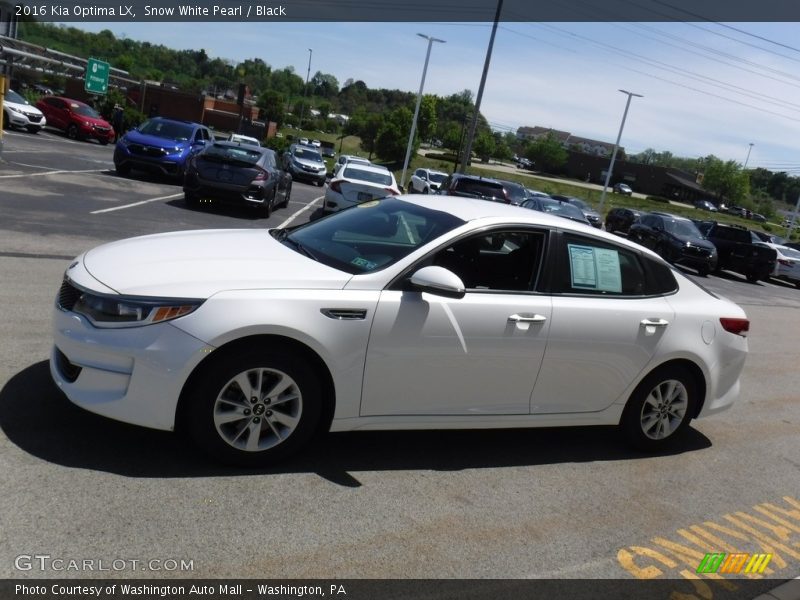 Snow White Pearl / Black 2016 Kia Optima LX