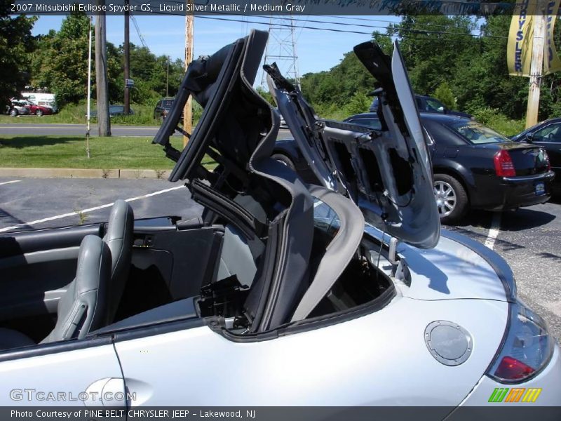 Liquid Silver Metallic / Medium Gray 2007 Mitsubishi Eclipse Spyder GS
