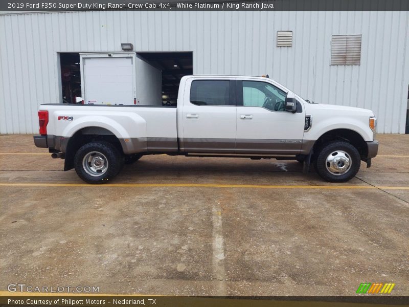  2019 F350 Super Duty King Ranch Crew Cab 4x4 White Platinum