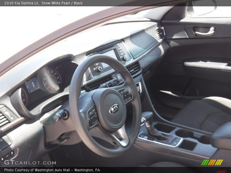 Snow White Pearl / Black 2016 Kia Optima LX