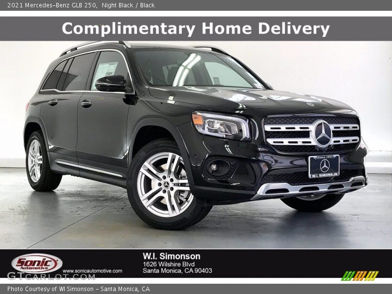 Night Black / Black 2021 Mercedes-Benz GLB 250