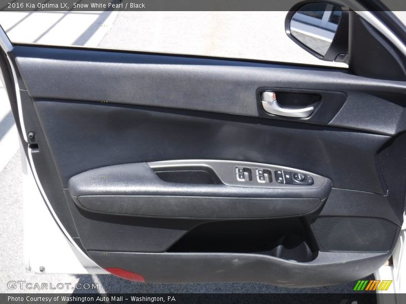 Snow White Pearl / Black 2016 Kia Optima LX