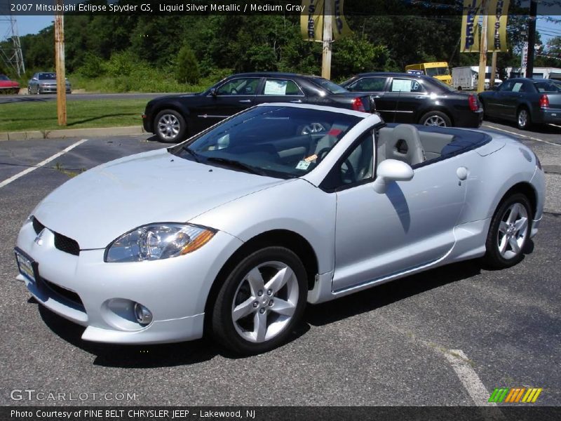 Liquid Silver Metallic / Medium Gray 2007 Mitsubishi Eclipse Spyder GS