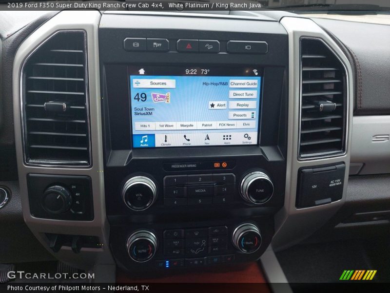 Controls of 2019 F350 Super Duty King Ranch Crew Cab 4x4