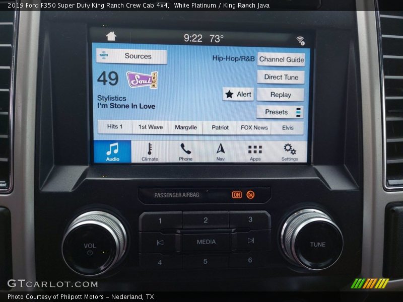 Controls of 2019 F350 Super Duty King Ranch Crew Cab 4x4