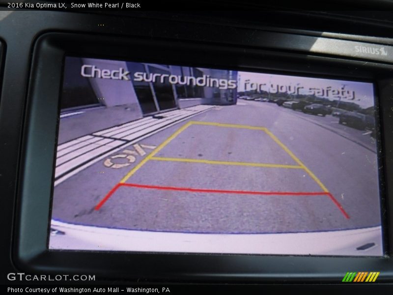 Snow White Pearl / Black 2016 Kia Optima LX