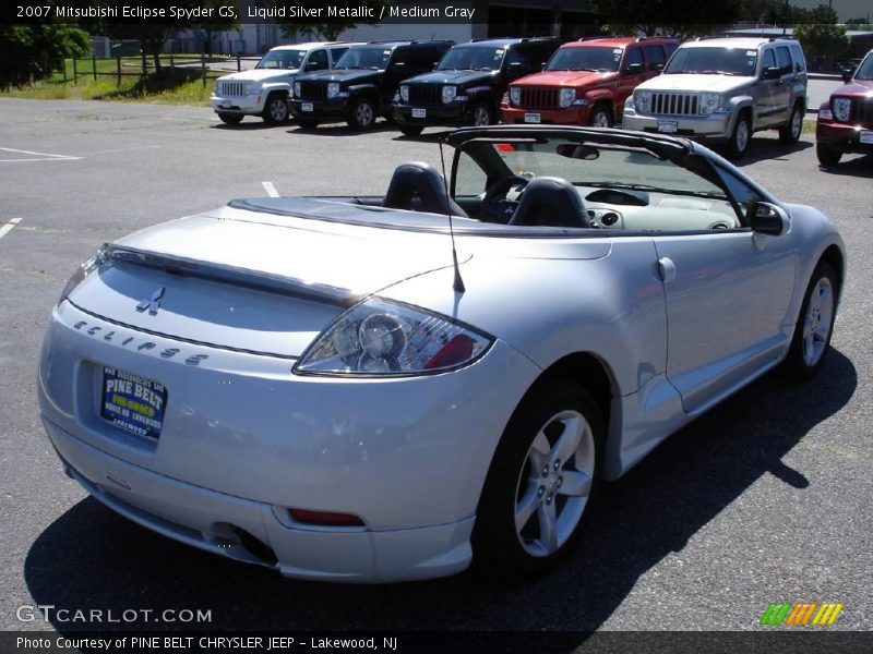 Liquid Silver Metallic / Medium Gray 2007 Mitsubishi Eclipse Spyder GS